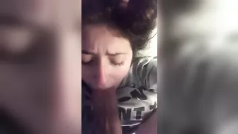 Daddy Facefucks His Teen Daughter, Making Her Gag on His Big Cock