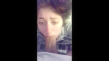 Daddy Facefucks His Teen Daughter, Making Her Gag on His Big Cock