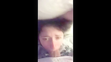 Daddy Facefucks His Teen Daughter, Making Her Gag on His Big Cock