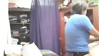 Dominant Lesbian Mom Strapon Fucks Her Submissive Daughter on Hidden Camera