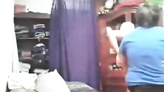 Dominant Lesbian Mom Strapon Fucks Her Submissive Daughter on Hidden Camera