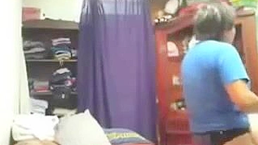 Dominant Lesbian Mom Strapon Fucks Her Submissive Daughter on Hidden Camera