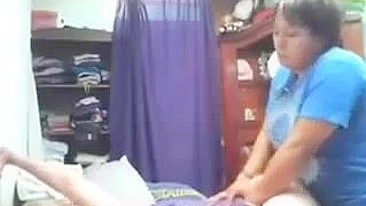 Dominant Lesbian Mom Strapon Fucks Her Submissive Daughter on Hidden Camera