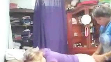 Dominant Lesbian Mom Strapon Fucks Her Submissive Daughter on Hidden Camera