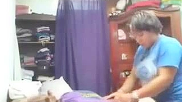 Dominant Lesbian Mom Strapon Fucks Her Submissive Daughter on Hidden Camera