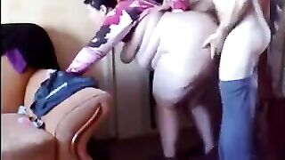 Hidden Cam Catches Me Banging BBW Mom Slut Doggy Style in My Room