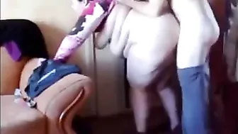 Hidden Cam Catches Me Banging BBW Mom Slut Doggy Style in My Room