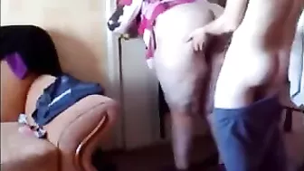 Hidden Cam Catches Me Banging BBW Mom Slut Doggy Style in My Room