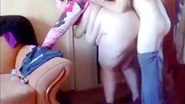 Hidden Cam Catches Me Banging BBW Mom Slut Doggy Style in My Room