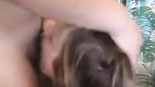 My son doesn't give me a moment's peace; every time dad leaves, he puts his dick in my mouth
