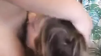 My son doesn't give me a moment's peace; every time dad leaves, he puts his dick in my mouth