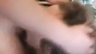 My son doesn't give me a moment's peace; every time dad leaves, he puts his dick in my mouth