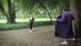 Flasher Targets Young Jogger During Morning Run And Hard Fuck Her