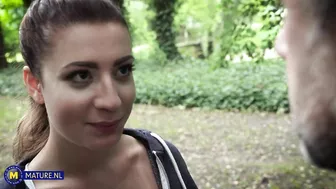 Flasher Targets Young Jogger During Morning Run And Hard Fuck Her