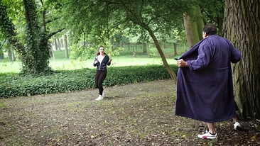 Flasher Targets Young Jogger During Morning Run And Hard Fuck Her