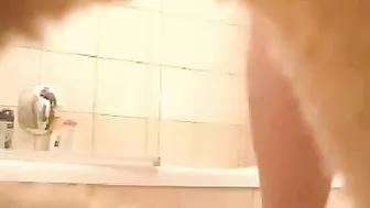 Mom Gets Caught Jerking Off in the Shower – Son Spies & Busts a Nut Watching Her Sloppy Pussy Play!