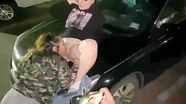 Hot Lesbian Sisters Devouring Wet Pussies on Crowded City Street - Voyeur Public Feast