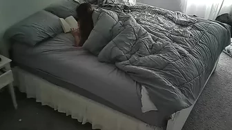 Wife Swore No Masturbation, But Secret Footage Shows Her Ravaging Her Throbbing Cunt Every Day