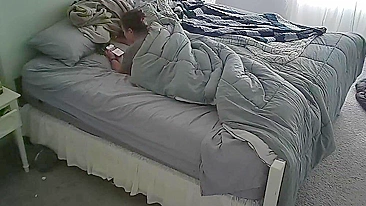 Sneaky Wife Claims No Jilling Off, But Spy Cam Reveals Her Desperately Toying Her Diddling Wet Fuckhole Each Day