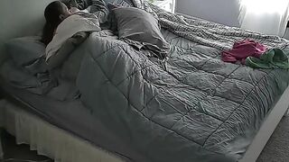 Hidden Cam Exposes My Busty Wife Jilling Off Her Creamy Pussy in Secret Every Morning!