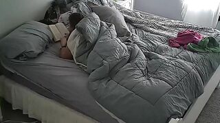 Hidden Cam Exposes My Busty Wife Jilling Off Her Creamy Pussy in Secret Every Morning!