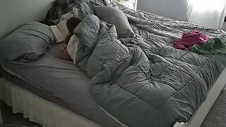 Hidden Cam Exposes My Busty Wife Jilling Off Her Creamy Pussy in Secret Every Morning!