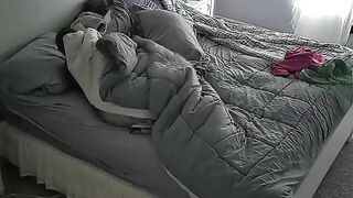 Hidden Cam Exposes My Busty Wife Jilling Off Her Creamy Pussy in Secret Every Morning!