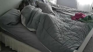 Hidden Cam Exposes My Busty Wife Jilling Off Her Creamy Pussy in Secret Every Morning!