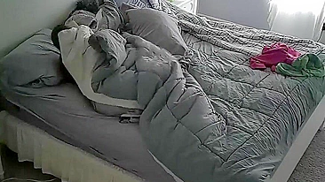 Hidden Cam Exposes My Busty Wife Jilling Off Her Creamy Pussy in Secret Every Morning!