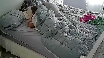 Hidden Cam Exposes My Busty Wife Jilling Off Her Creamy Pussy in Secret Every Morning!