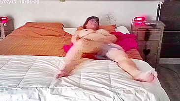 My 58yo Naughty Mom Masturbation Caught on Camera, She Jilling Off & Fingers Her Wet Pussy Daily!