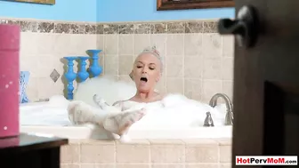 Horny Stepmom Spots Peeping Stepson in Steamy Shower, Delivers Raunchy Sex Education Fuck