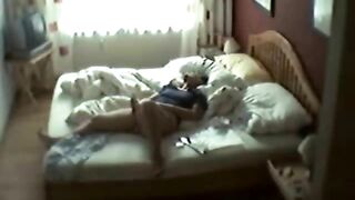 Sneaky Hidden Cam Catches Mother Fingering Herself, Moaning Loudly in Wild Orgasmic Bliss!