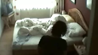 Sneaky Hidden Cam Catches Mother Fingering Herself, Moaning Loudly in Wild Orgasmic Bliss!