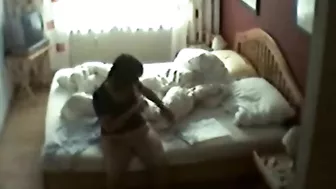 Sneaky Hidden Cam Catches Mother Fingering Herself, Moaning Loudly in Wild Orgasmic Bliss!