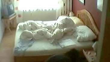 Sneaky Hidden Cam Catches Mother Fingering Herself, Moaning Loudly in Wild Orgasmic Bliss!