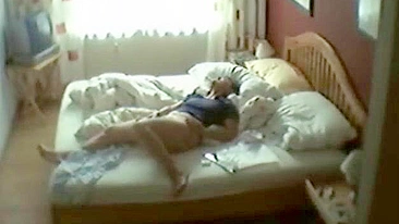 Sneaky Hidden Cam Catches Mother Fingering Herself, Moaning Loudly in Wild Orgasmic Bliss!