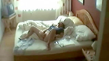 Sneaky Hidden Cam Catches Mother Fingering Herself, Moaning Loudly in Wild Orgasmic Bliss!