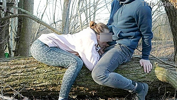 Wife's Bestie Sucks My Dick In The Public Park While Her Husband Is Not Around