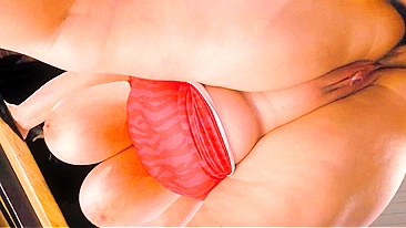 While dad is away, I prepared a surprise for my busty mom, hard anal sex