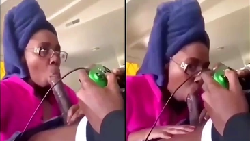 Cheating Ebony Mom Deepthroats Son’s Dick While He Plays Fucking Minecraft