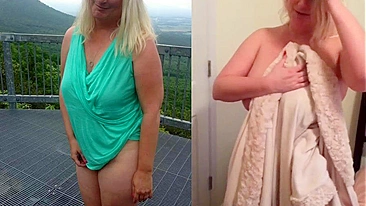 Desperate Mom, Begs for Son Rock-Hard Cock in Her Slutty, Hot Slit - Real Incest