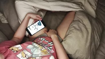 Cute Daughter Masturbates While Watching Hentai Porn And Gets Caught On Hidden Camera