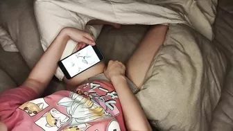 Cute Daughter Masturbates While Watching Hentai Porn And Gets Caught On Hidden Camera