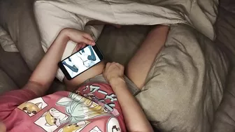 Cute Daughter Masturbates While Watching Hentai Porn And Gets Caught On Hidden Camera