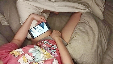 Cute Daughter Masturbates While Watching Hentai Porn And Gets Caught On Hidden Camera