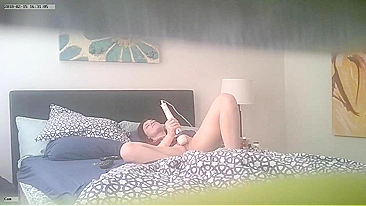 Hottie Self-Fucks with Toy, Hidden Footage of Her Pussy Pulsing in Ecstasy