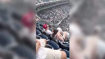 Voyeur Spy Camera Spies Filthy MILF Rubbing Her Soaked Snatch in Packed Baseball Stadium Frenzy