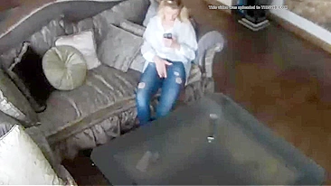 Hidden Bedroom Cam Catches Mom Masturbating, Soaking Wet Twat Convulsing in Raw Ecstasy