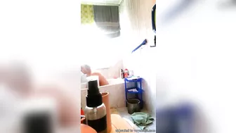 Lustful Hidden Cam Snags Wife Fingering Her Soaked Twat, Home Alone in Bathroom Heat!